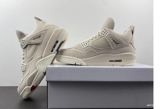 Rep EP 4 (W) Jordan Retro DQ4909-100 Canvas Blank DQ4909-100 1219